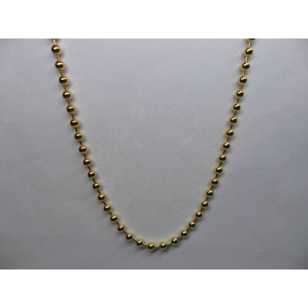Ball Necklace Yellow Gold