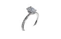 Labgrown Ovaal Solitaire Ring 1.25crt 