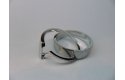 2Gether Ring Thick White Gold Brushed and Polished