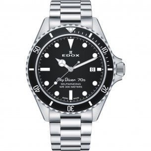 Edox Sky Diver watch 80112 3NM NI