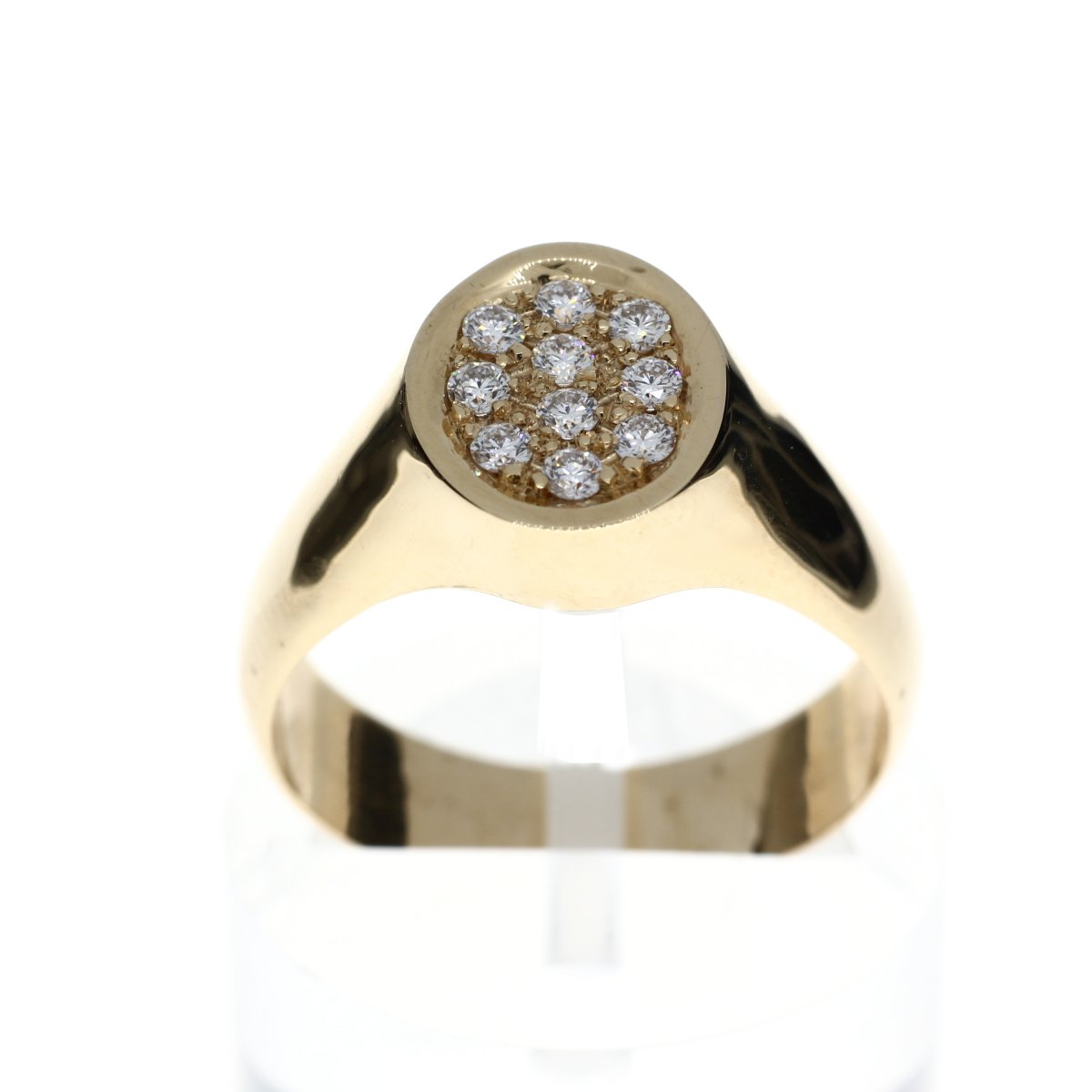 Ronde Zegelring Geelgoud