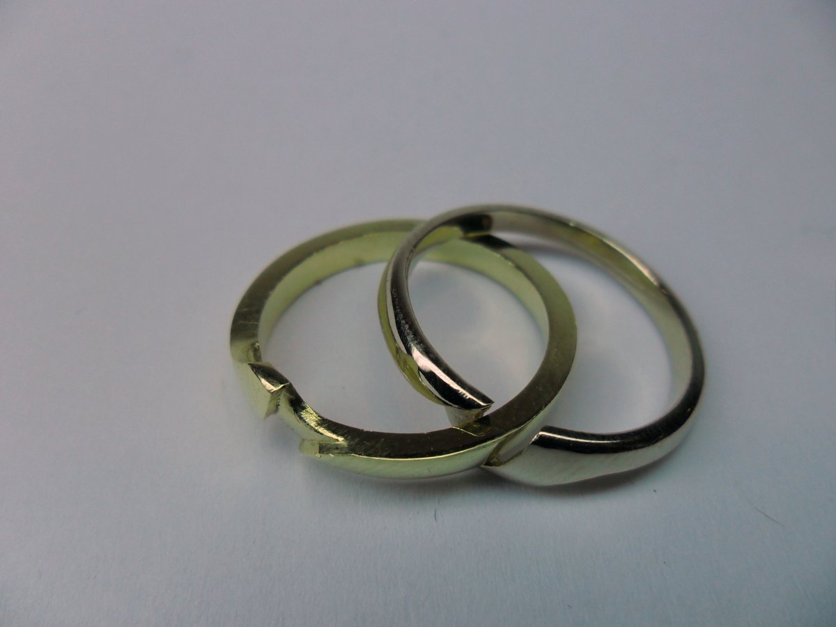 2Gether Ring Bol Bicolor Smal