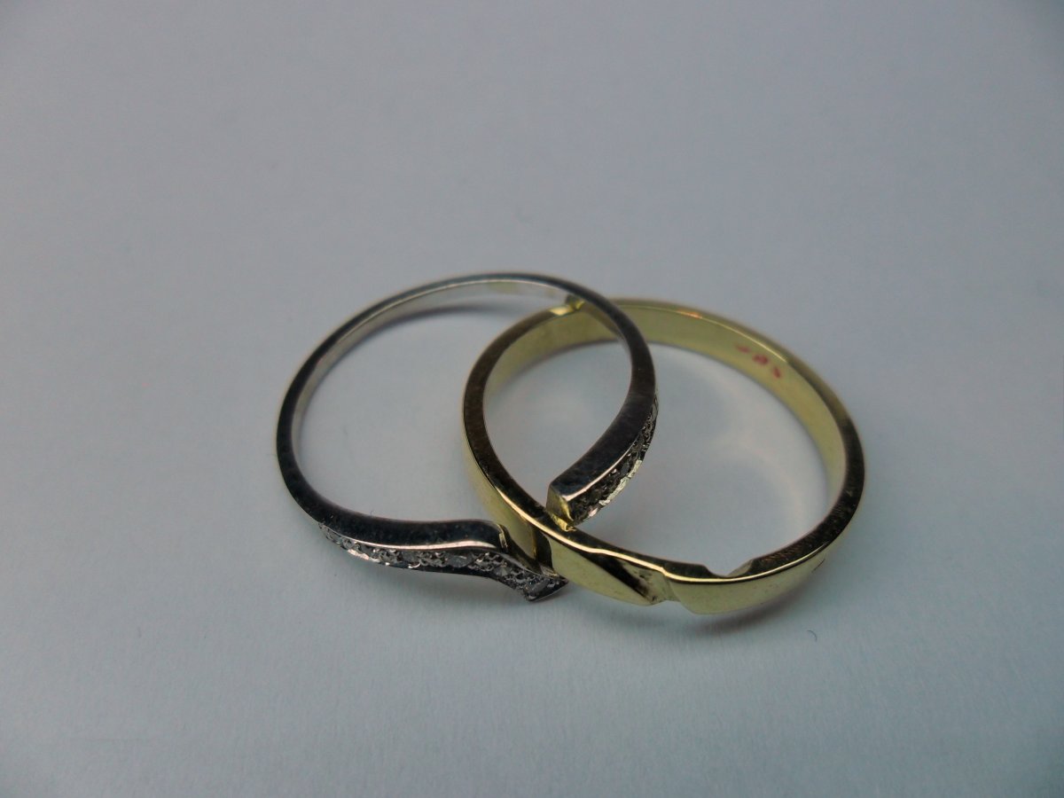 2Gether Ring Pavé Small Bicolor