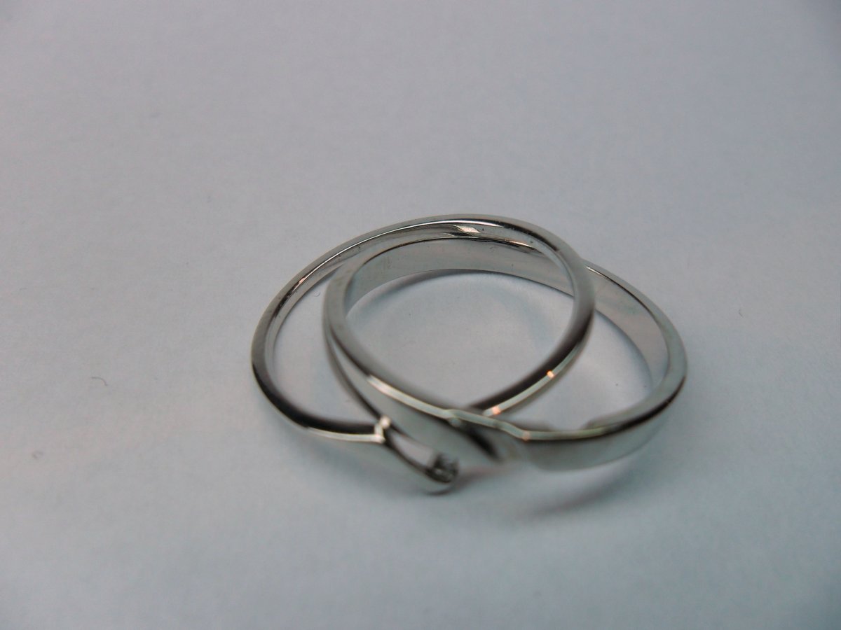 2Gether Ring Smal Witgoud