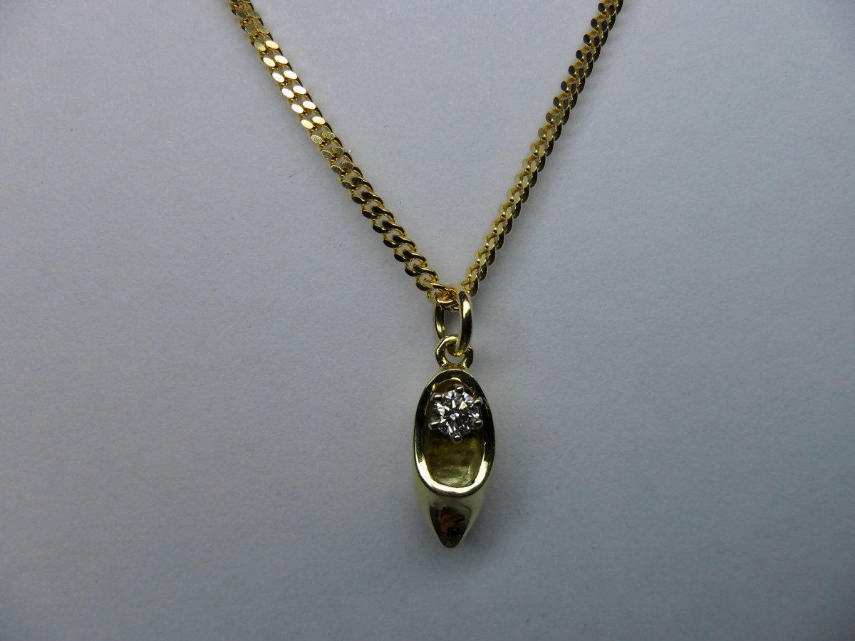 Klomp Hanger Smal Geelgoud