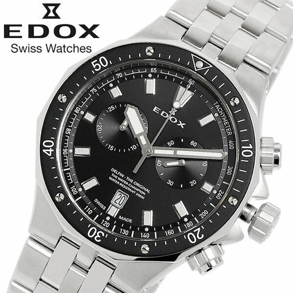 Edox Delfin Chrono Watch 10109 3M NIN