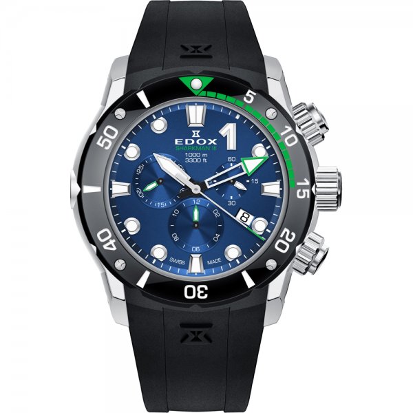 Edox Sharkman III Limited Edition horloge 10241 TIV BUIN