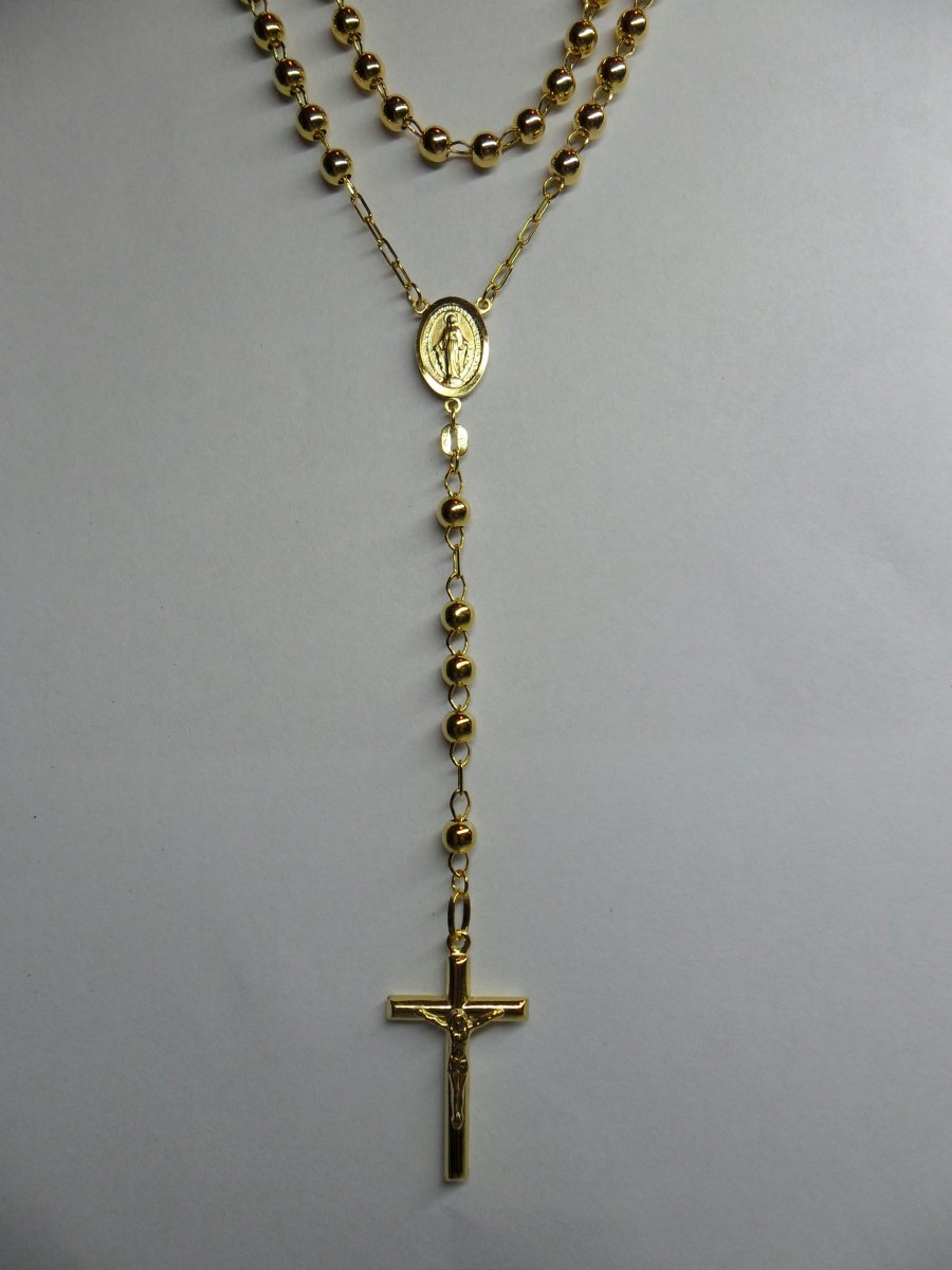 Geelgouden Rozenkrans Zwaar