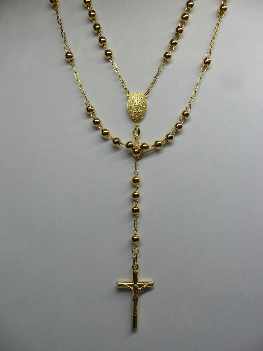 Geelgouden Rozenkrans Zwaar