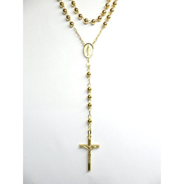 Yellow Gold Rosario Heavy