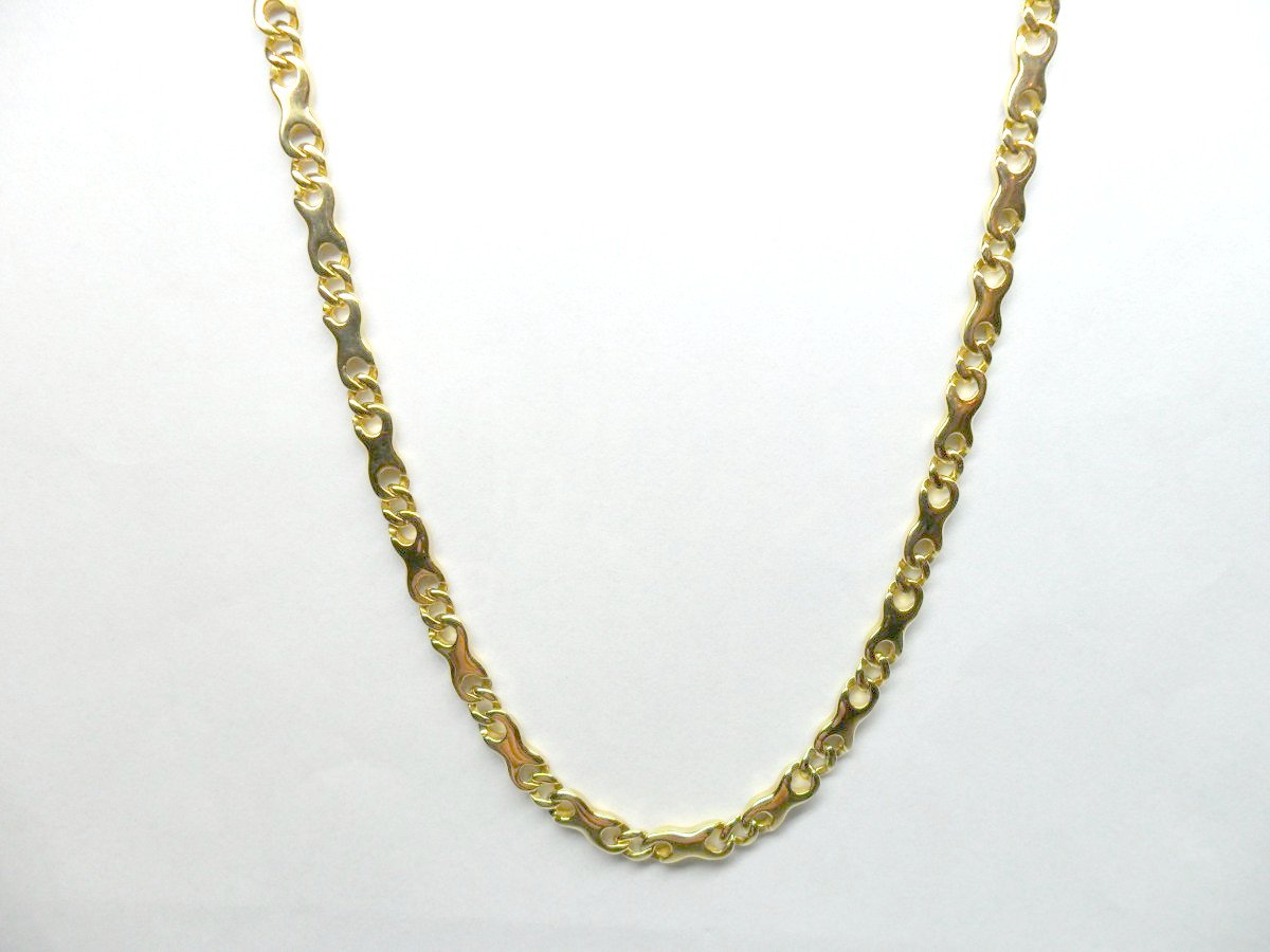 Schakel Collier Geelgoud