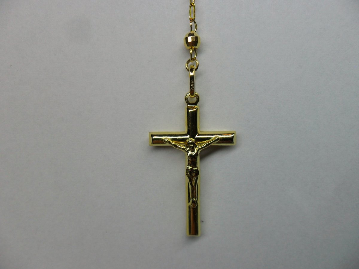 Geelgouden Rozenkrans Facet