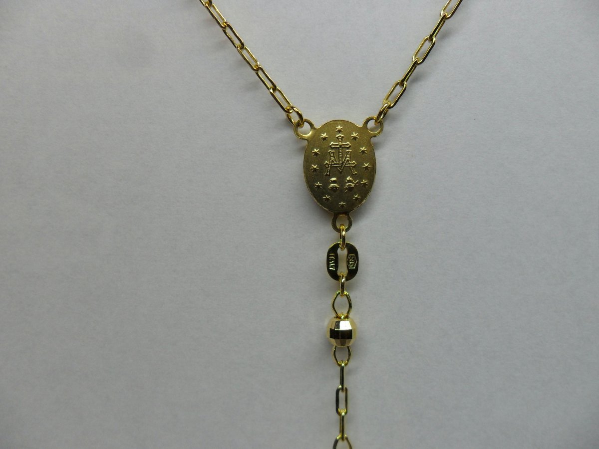 Geelgouden Rozenkrans Facet