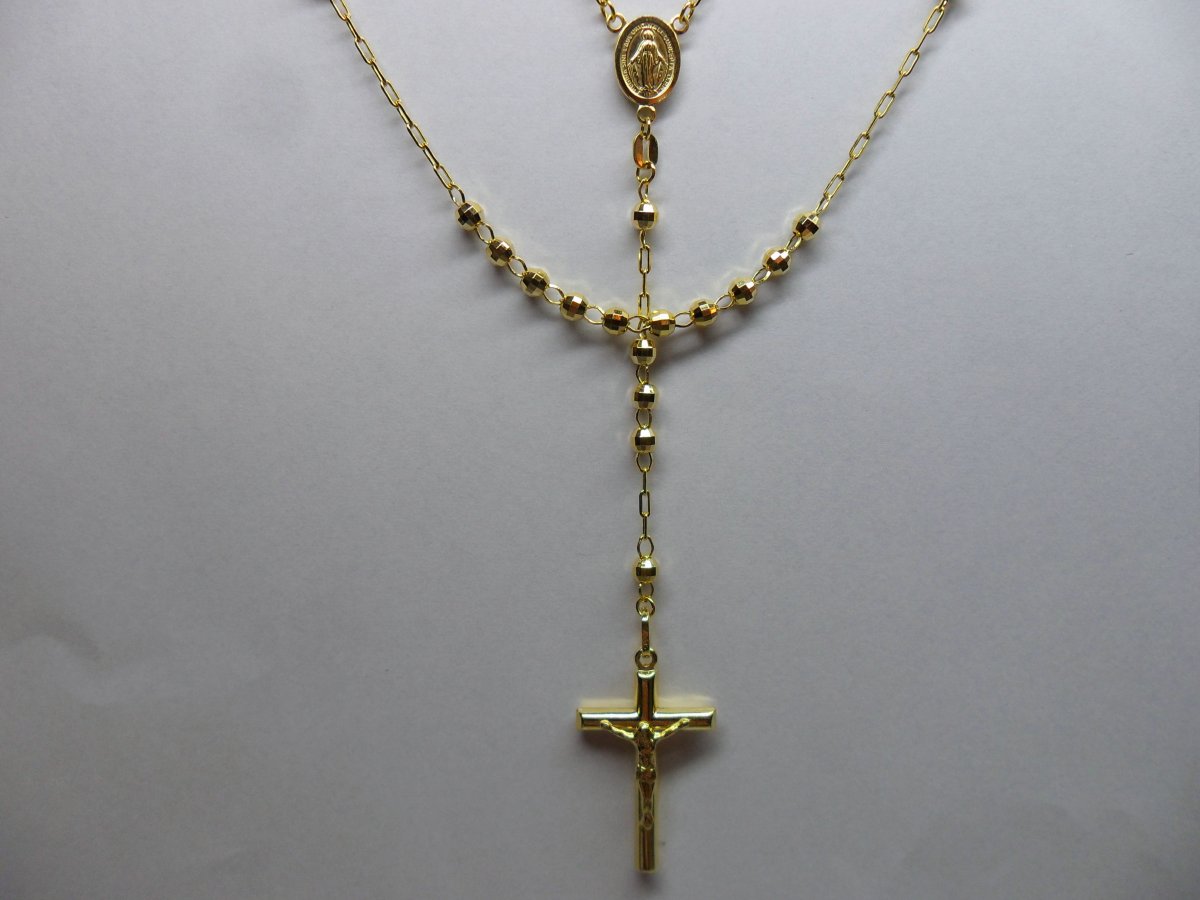 Geelgouden Rozenkrans Facet