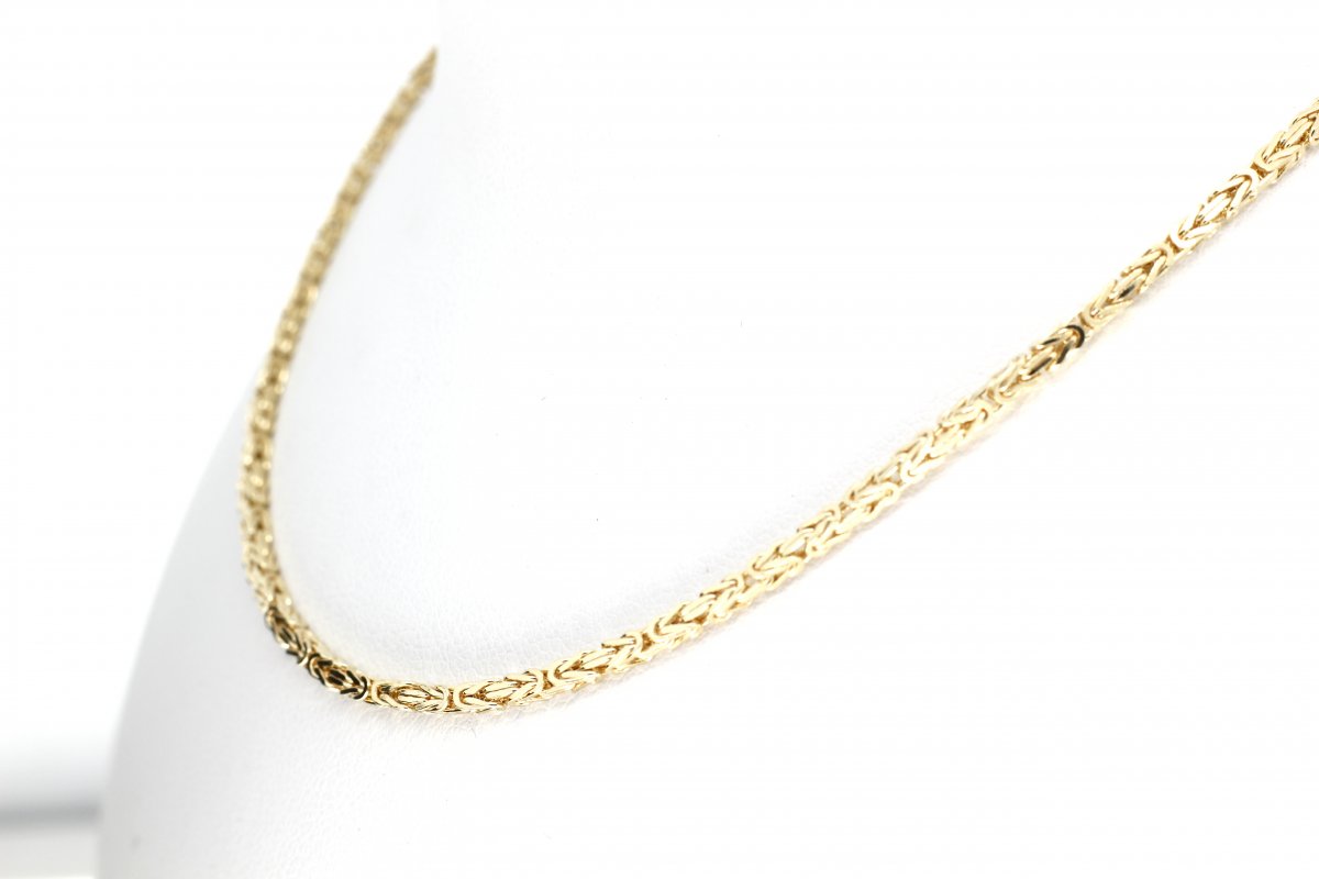 Koningscollier Smal Geelgoud