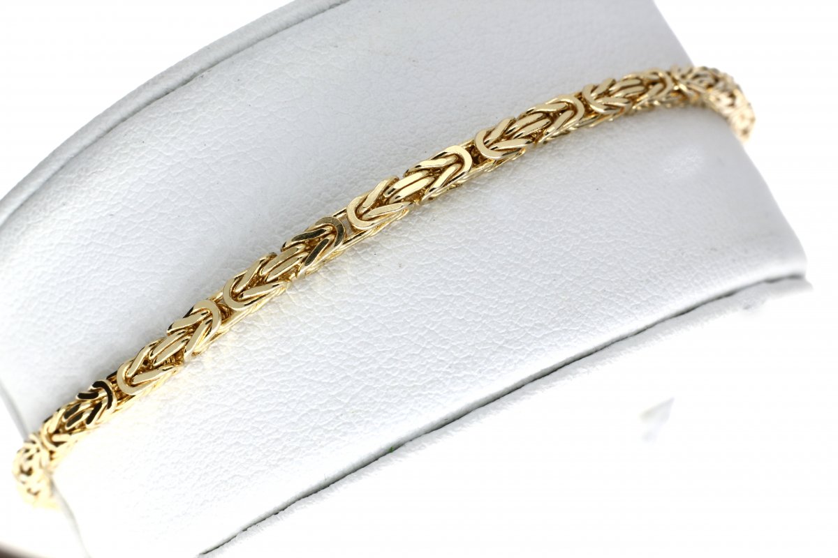 Koningsarmband Geelgoud