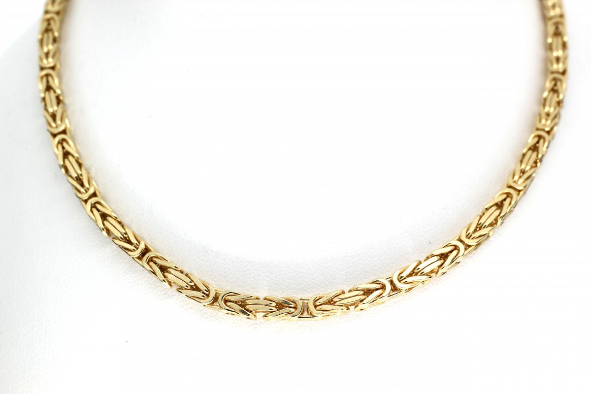 Koningscollier Geelgoud Breed