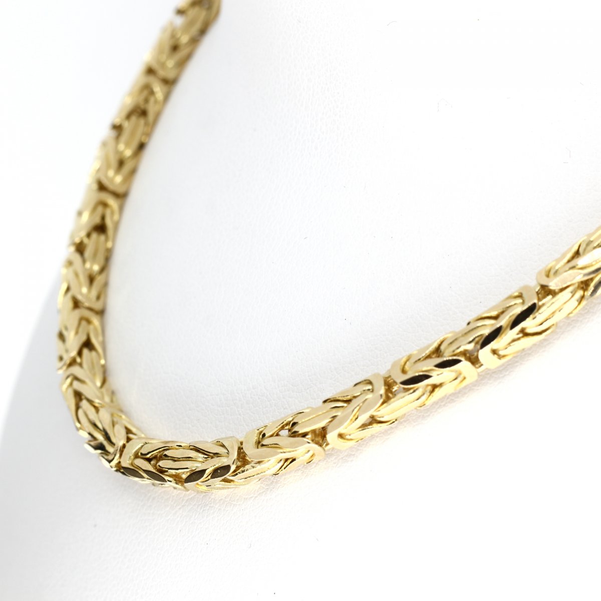 18 Carat Gold King's Necklace Extra Wide