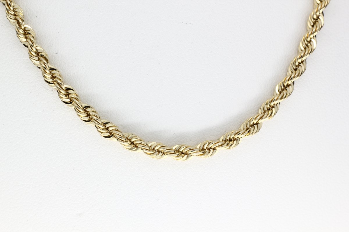 Koord Collier Geelgoud Licht