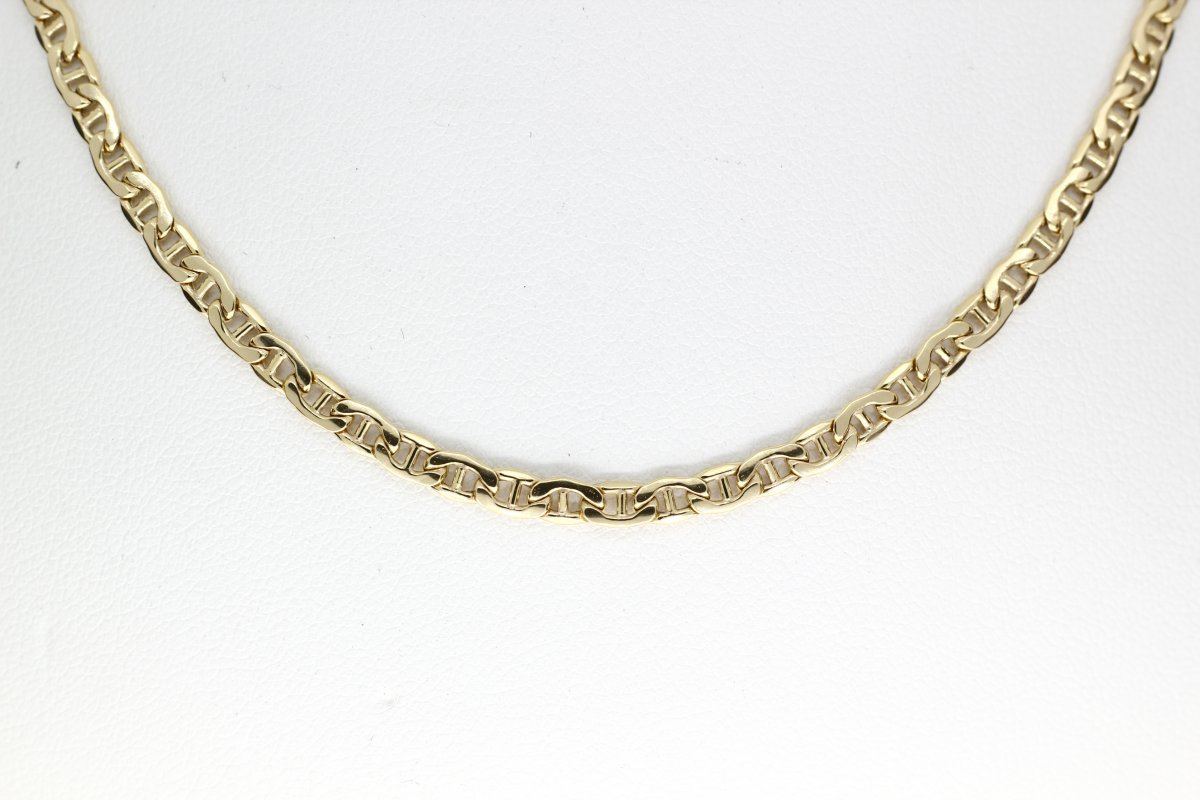 Steg Collier Geelgoud 3mm