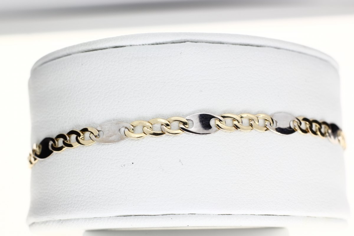 Bi-Color Gold Fantasie Bracelet