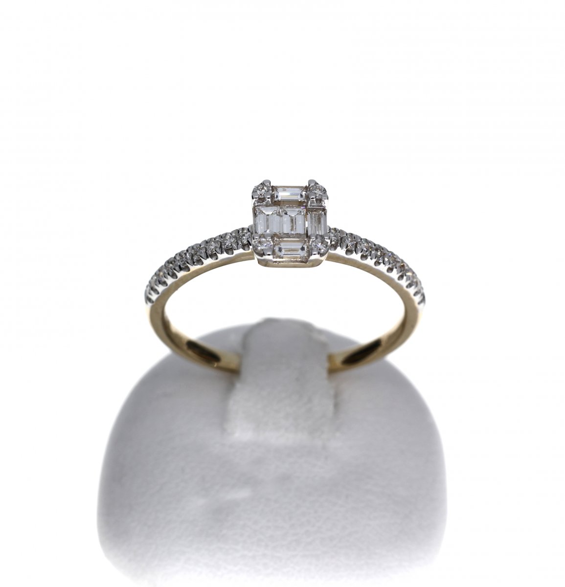 Rijring Baguette Solitair 27-0.37crt