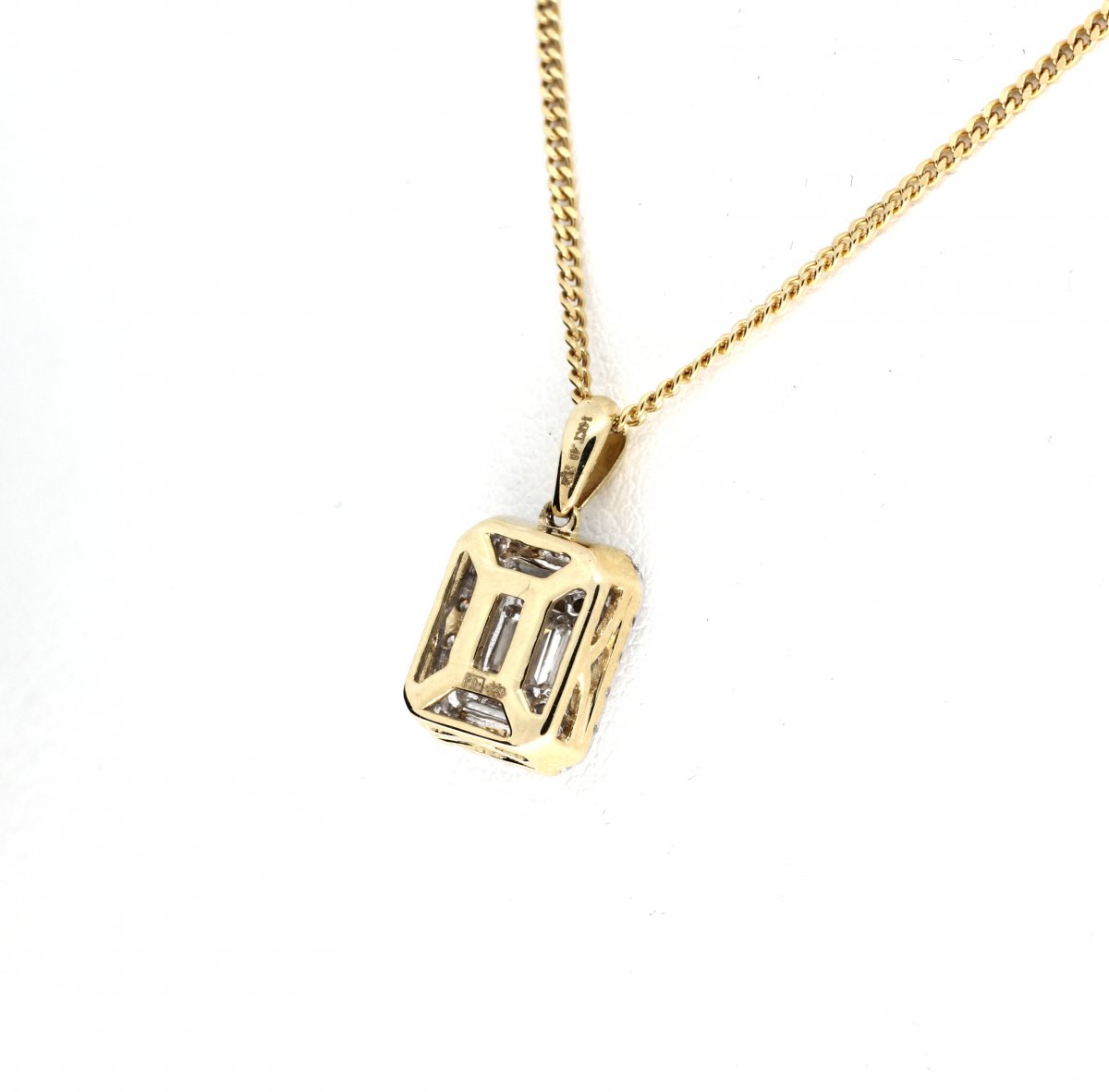 Baguette Halo Hanger 27-0.40crt