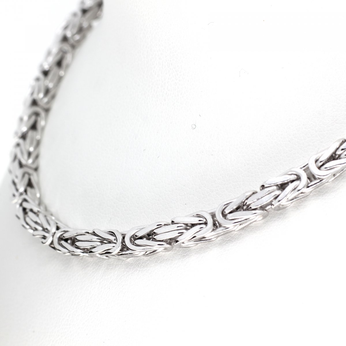 18 Karaat Witgouden Koningscollier Extra Breed