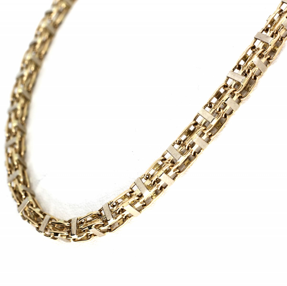 Bi-Color Gouden Magnum Collier