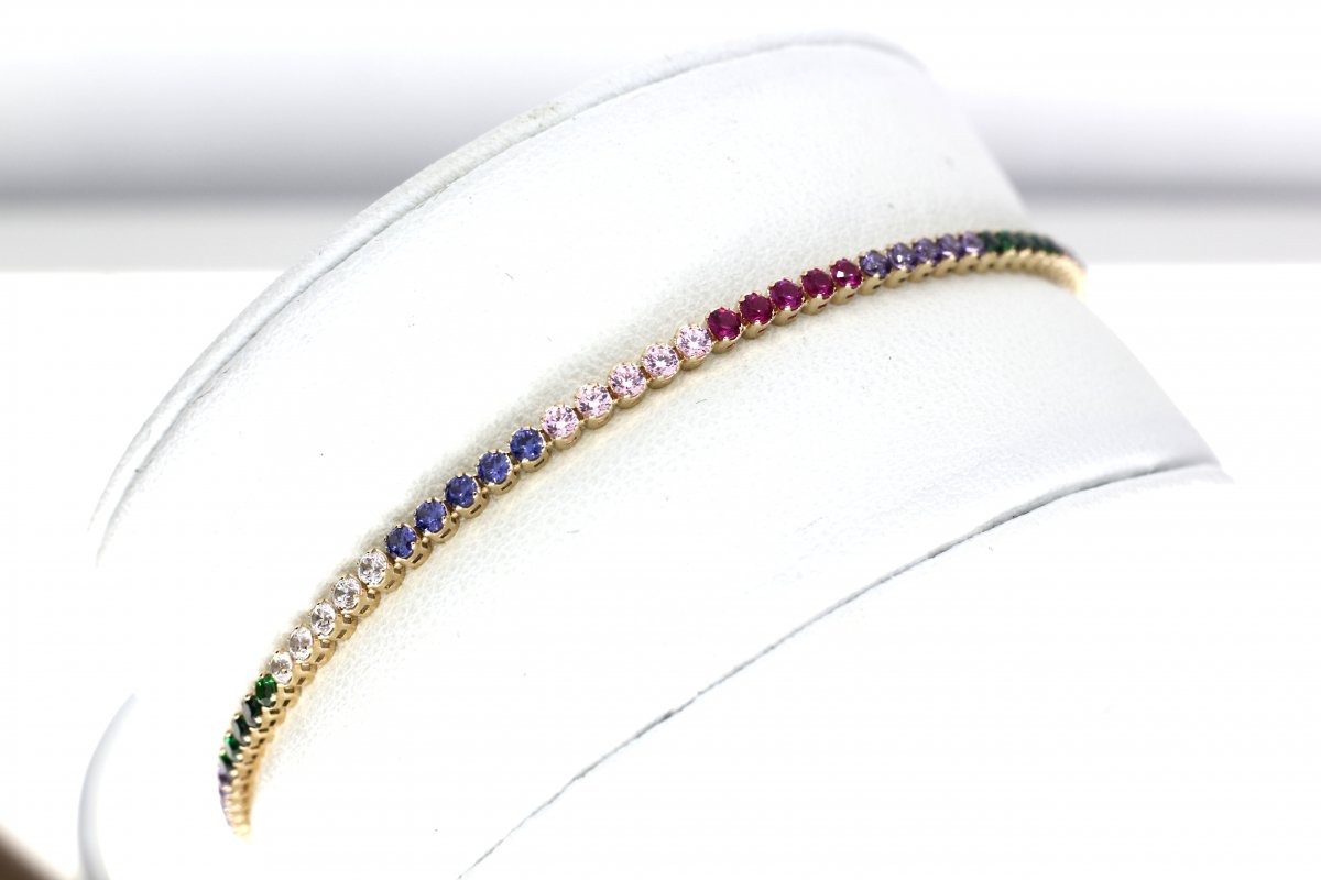 Regenboog Tennis Armband 