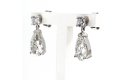 Labgrown Pearshape earrings 4-2.61crt