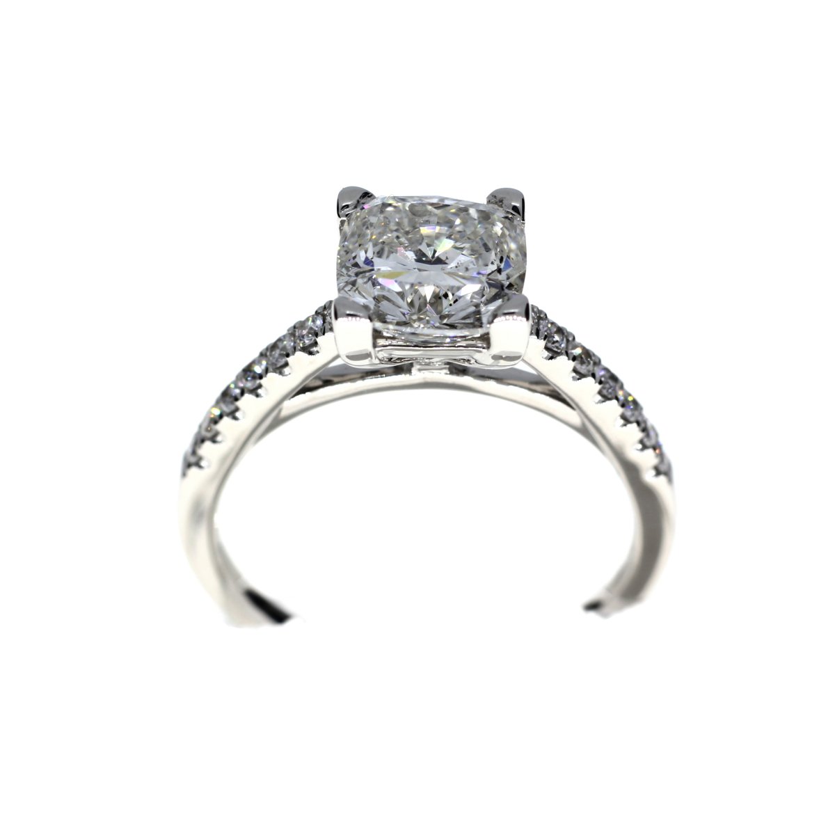 Cushion Solitair Ring 15-2.15crt (GIA)