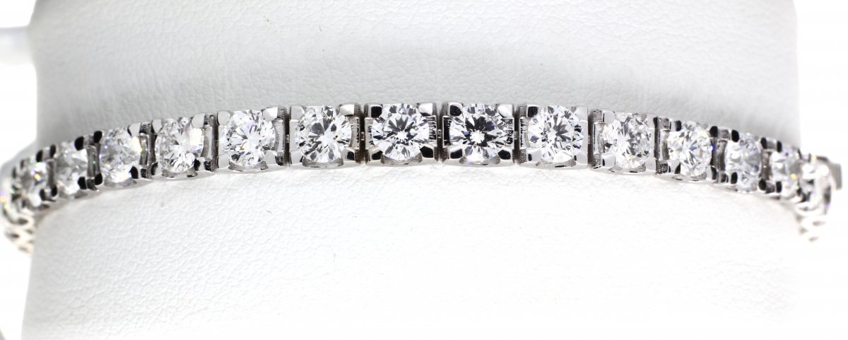 Lab-grown Tennisarmband 41-11.43ct