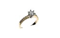 Row Ring Solitaire 11 - 0.76 crt