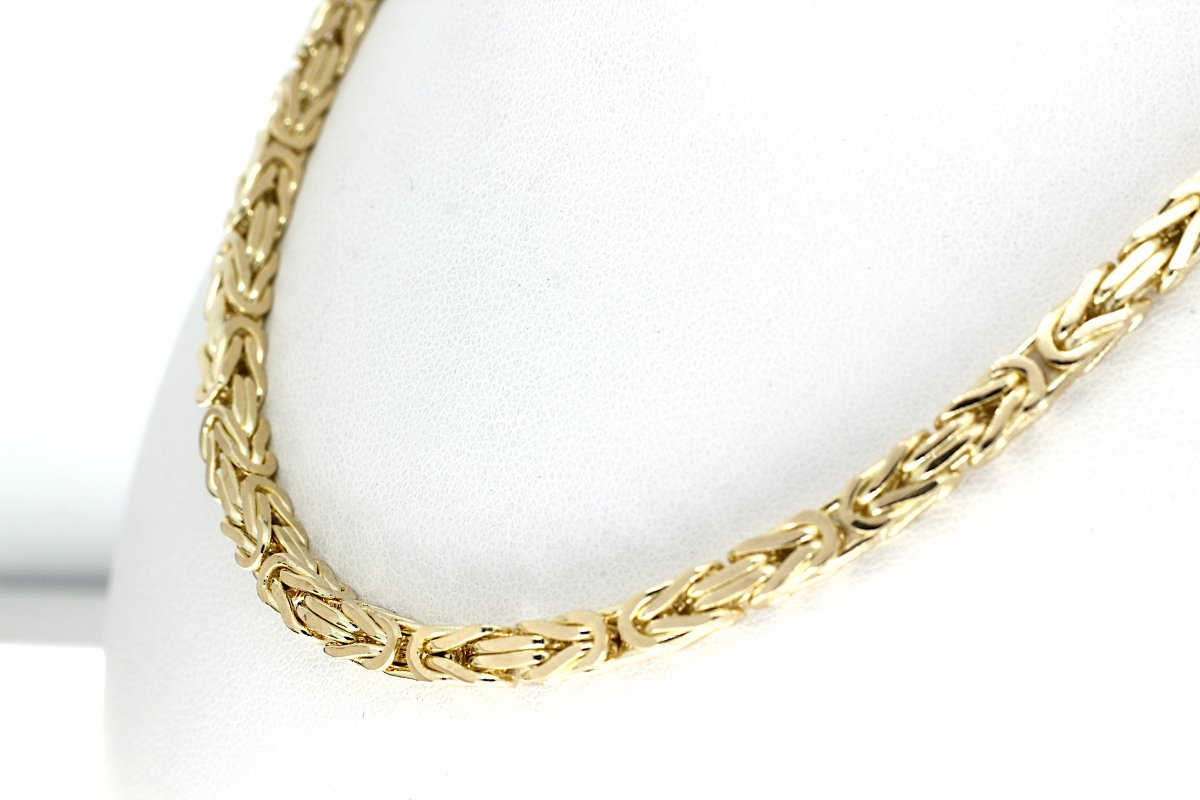 18 Karaat Gouden Koningscollier 4mm