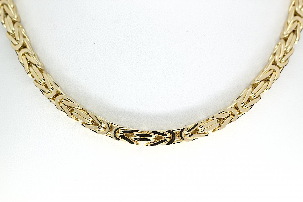 18 Karaat Gouden Koningscollier 4mm