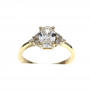 Rivière Ring With 7-1.13crt Diamonds