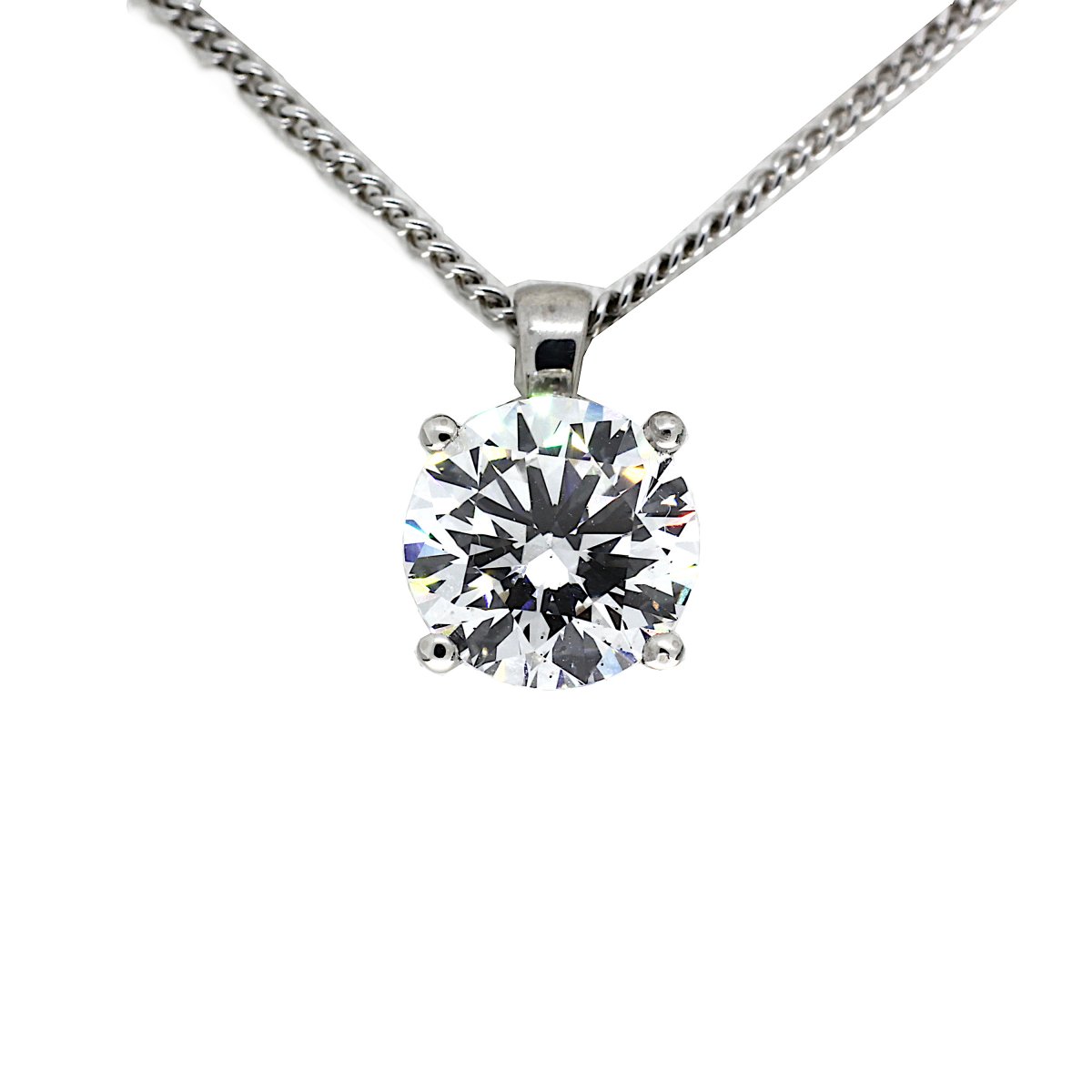 Labgrown Solitair hanger 1-2.09crt.