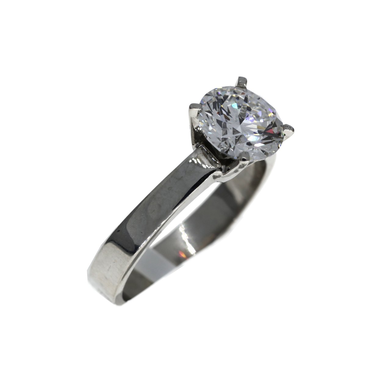 Lab-grown Solitair Ring 2.00crt.