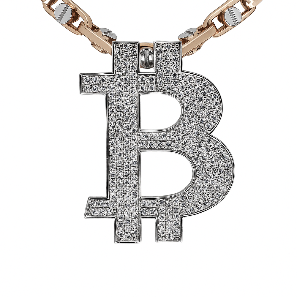 Lab-grown Bitcoin hanger 235-2.71crt.