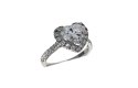 Heart Shape Halo ring witgoud 32-2.59crt.