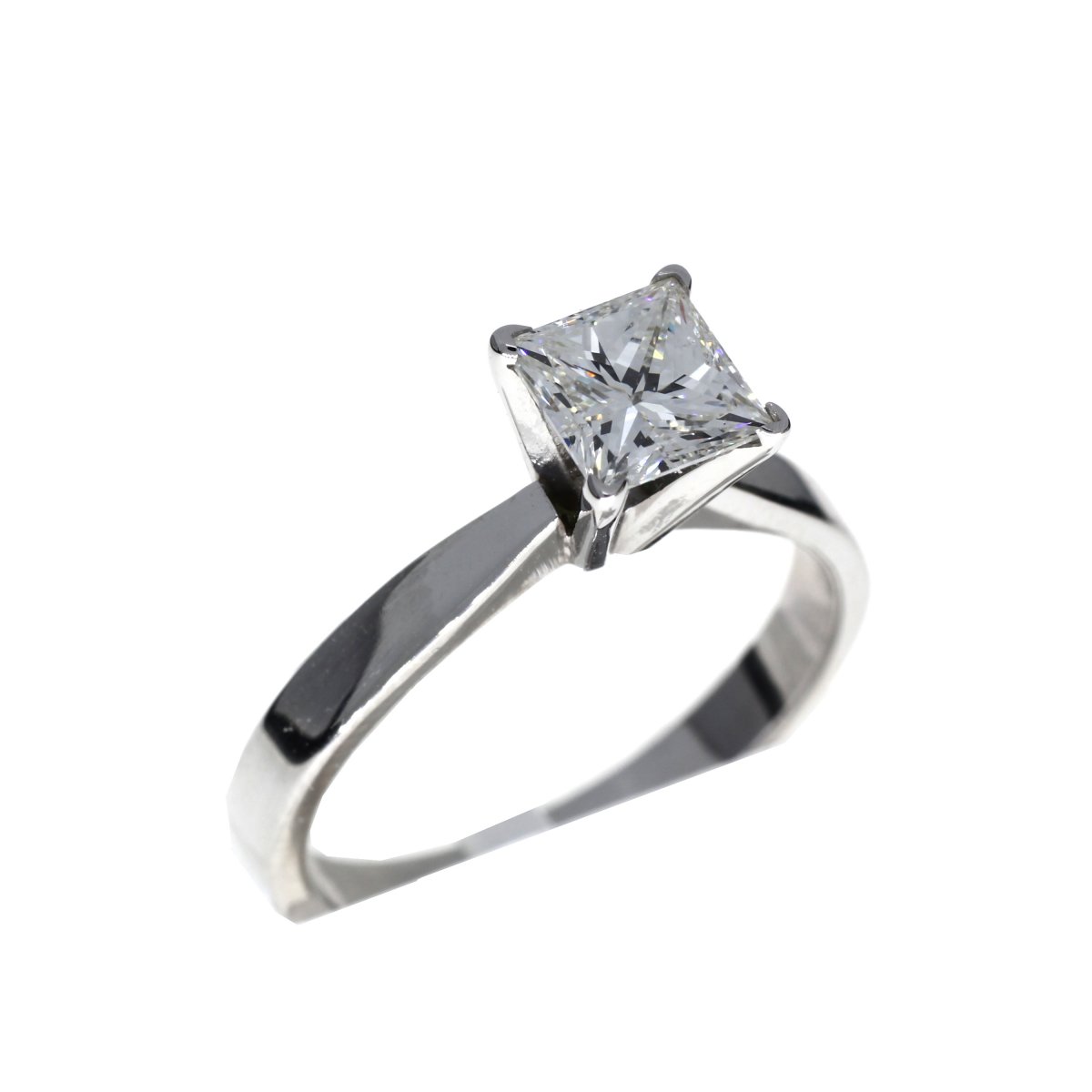 Princess Solitiar Ring 1-1.07crt
