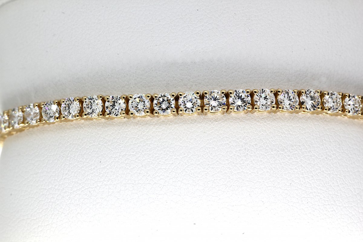 Lab-grown Tennisarmband 51-7.89 ct.