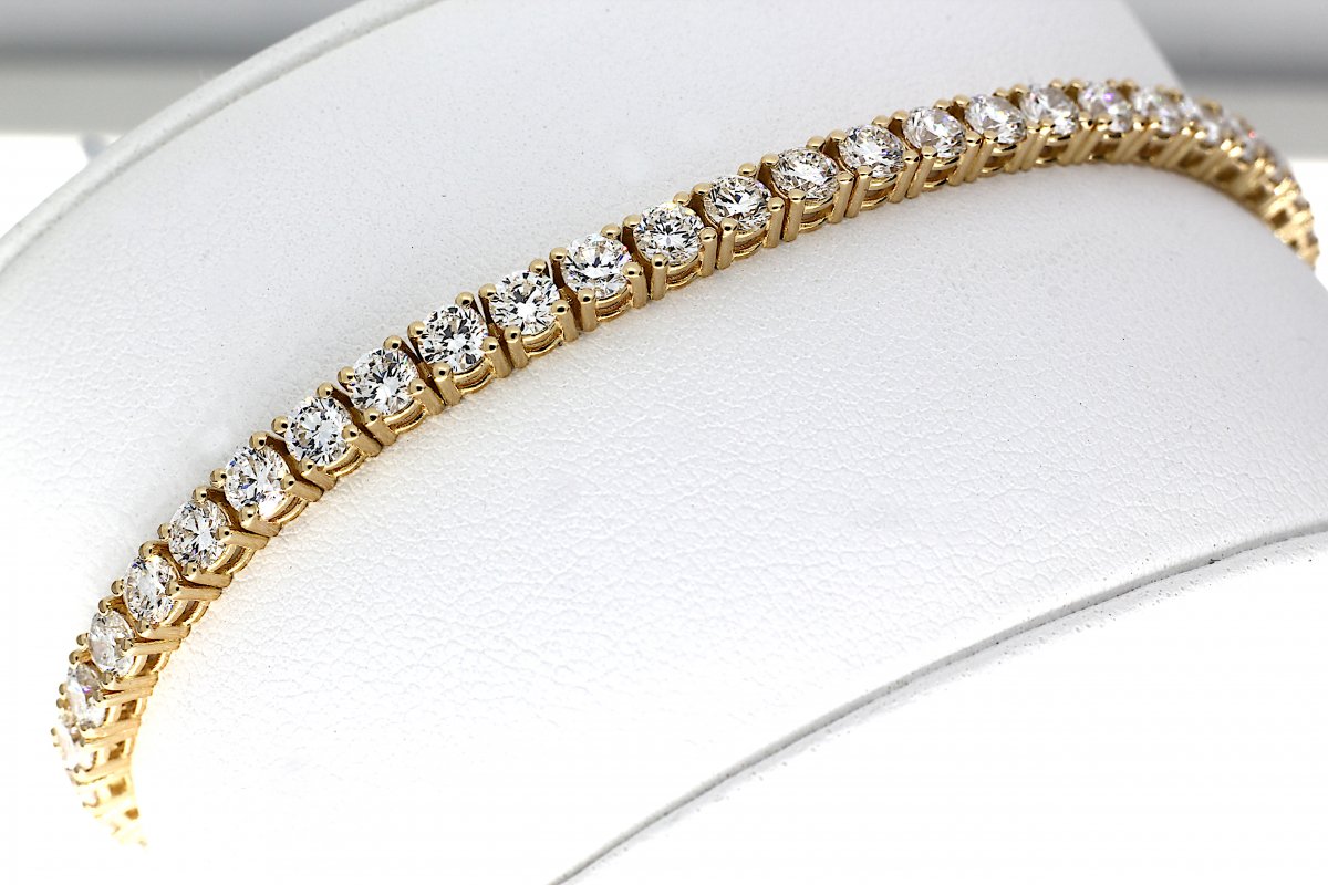 Lab-grown Tennisarmband 51-7.89 ct.