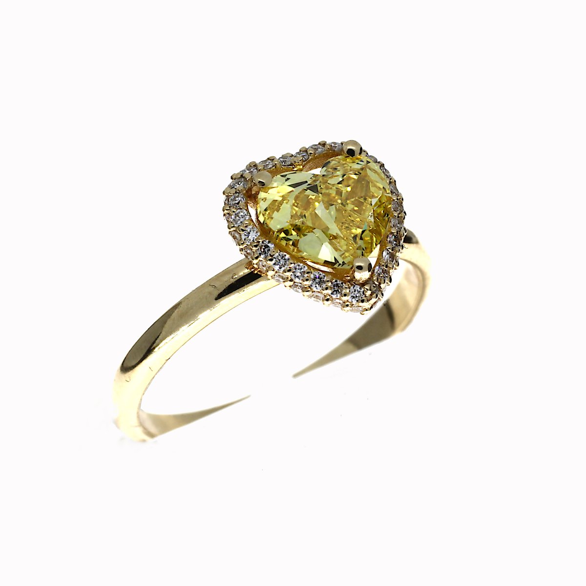 Lab-grown Hartgeslepen Diamant Halo ring 1.52crt