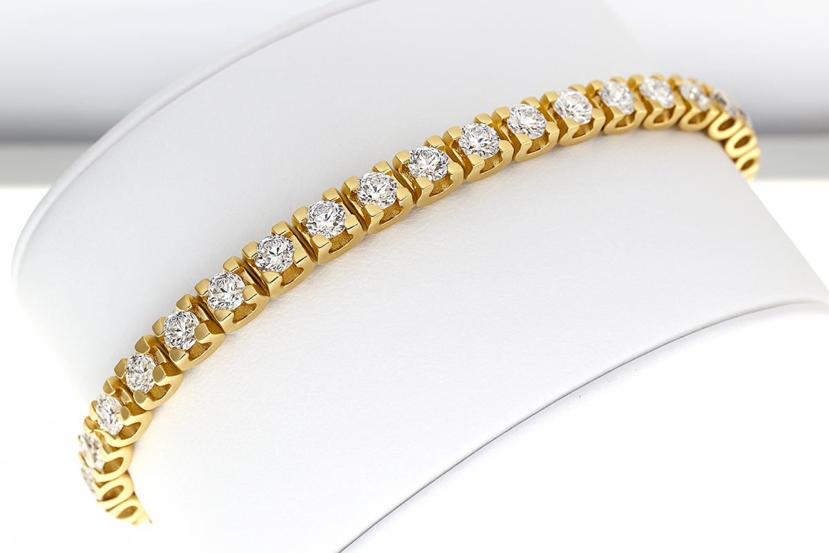 Lab-grown Tennisarmband 35-8.40crt