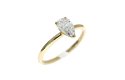 Lab-grown peer solitiar ring 1-0.70crt