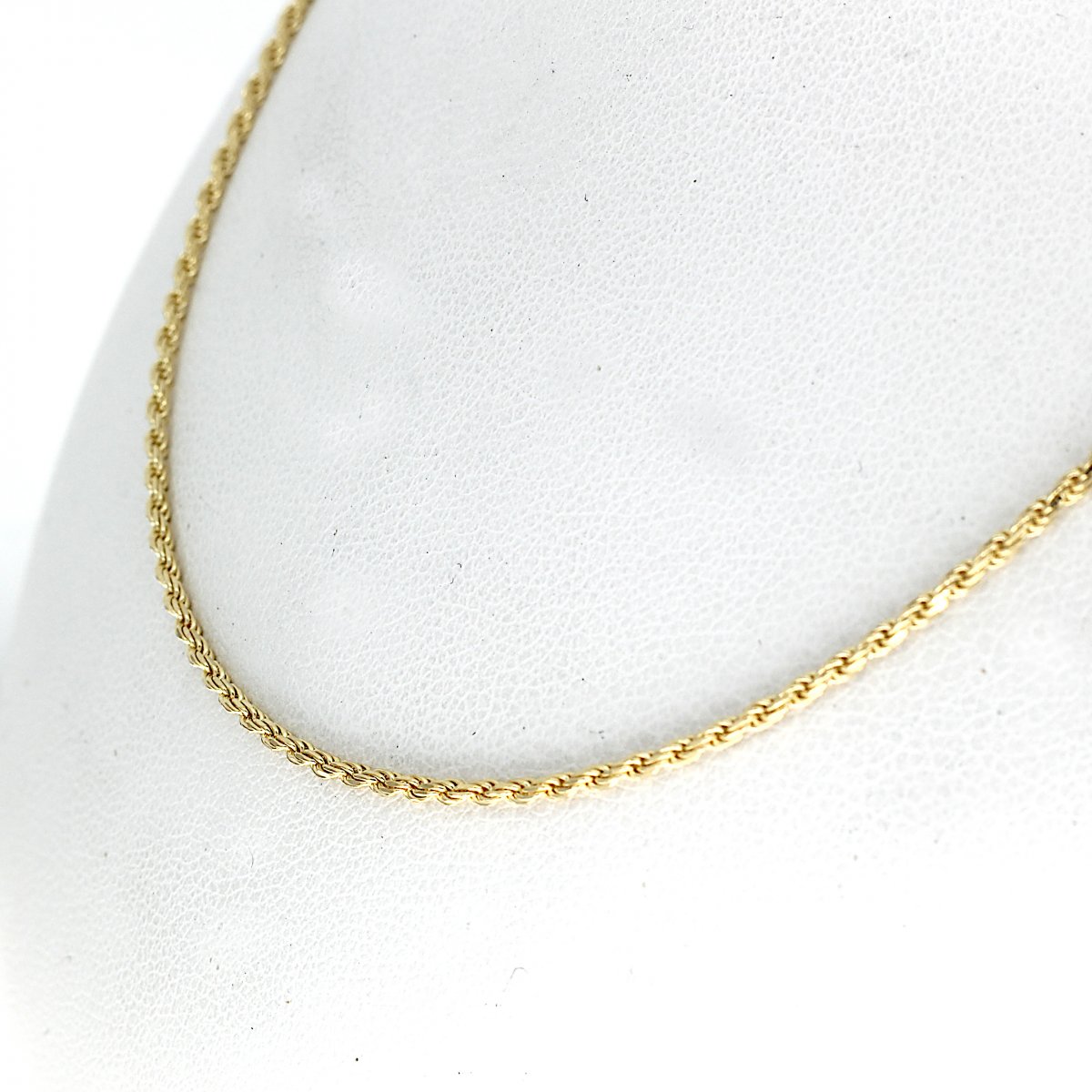 Massief gouden koordcollier XS