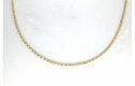 Massief gouden koordcollier XS