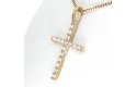 Lab-grown kruis hanger 18kt 16-1.60crt